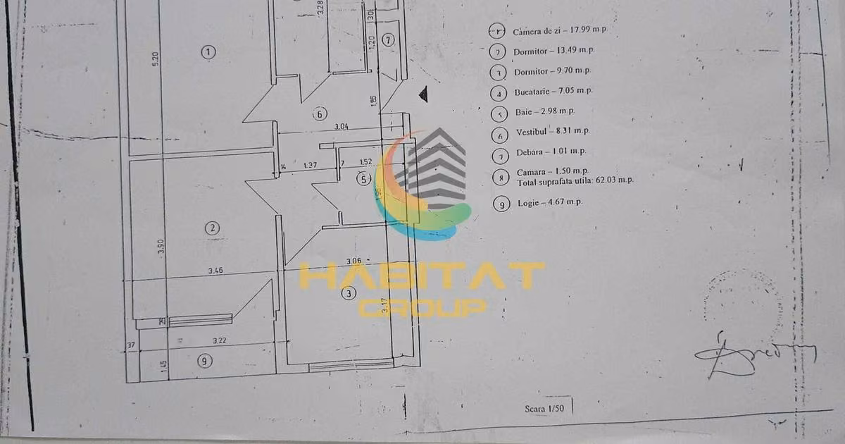 Apartament de vânzare cu 3 camere, mobilat în zona Brâncoveanu, Sector 4