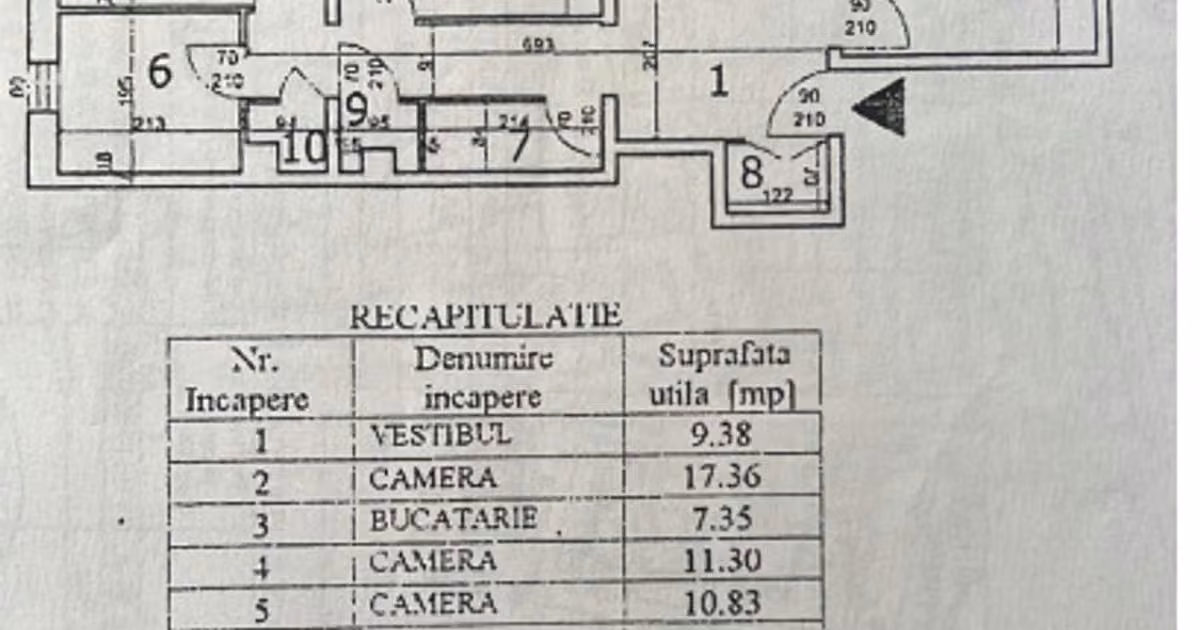 Apartament de vânzare cu 3 camere în zona Dristor, Sector 3