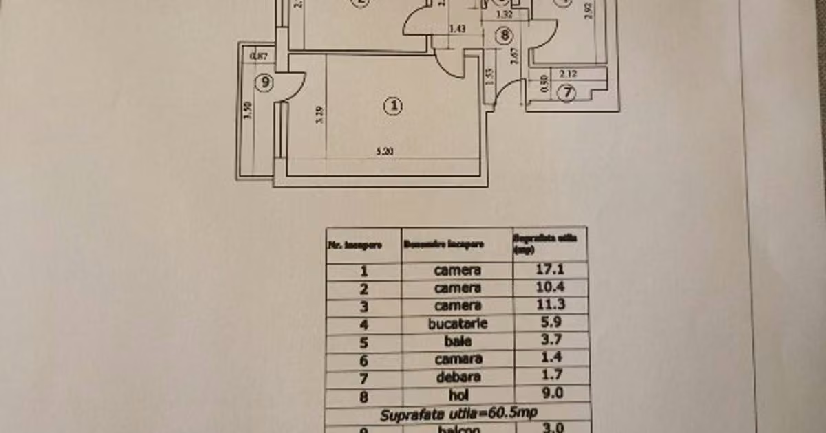 Apartament de vânzare cu 3 camere în zona Tineretului, Sector 4
