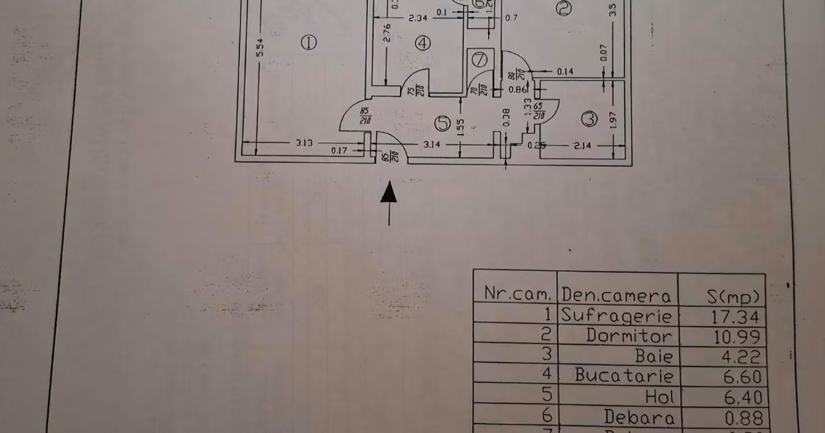 Apartament de vânzare cu 2 camere în zona Rahova, Sector 5