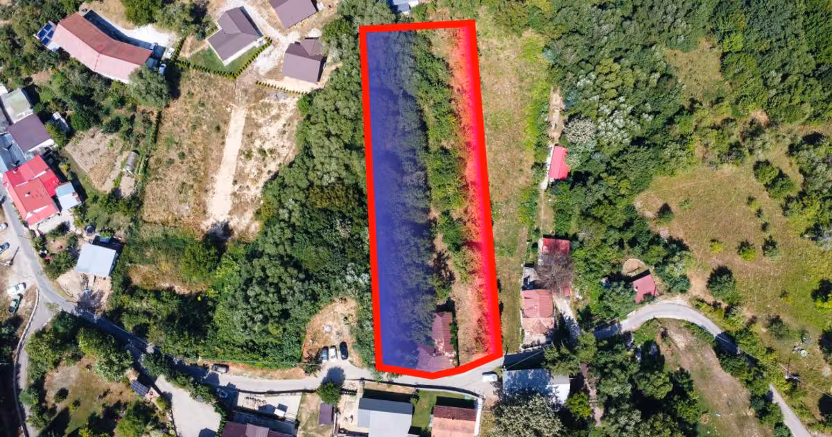 Teren Construcții intravilan de vânzare de 4173 mp, în Văliug