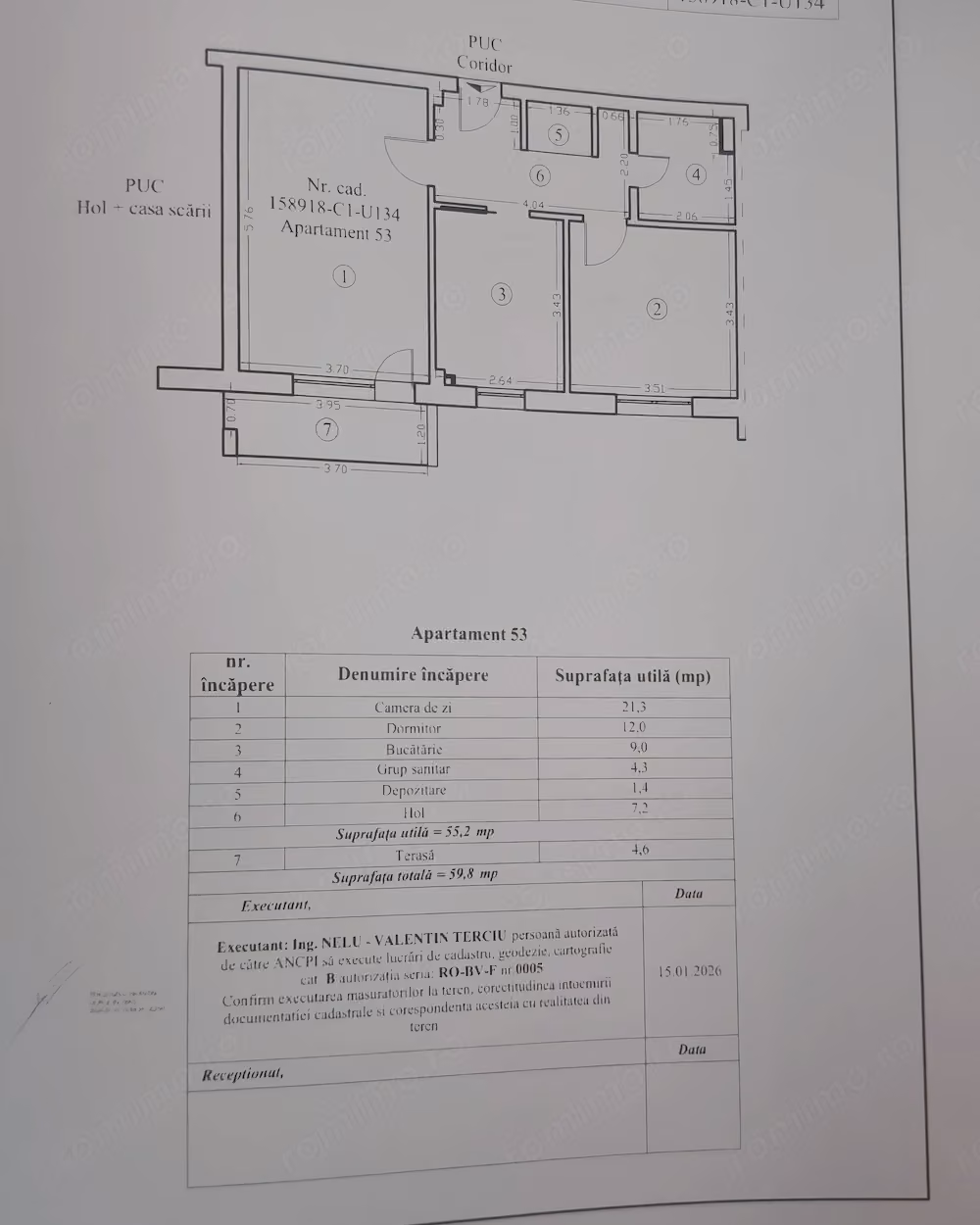 Apartament nou 2 camere mozaic