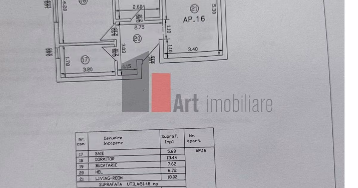 Apartament de vânzare cu 2 camere, mobilat în Dobroești