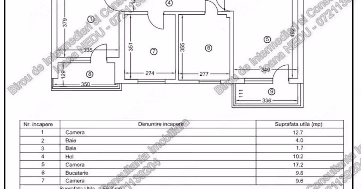 Apartament de vânzare cu 3 camere în zona Faleza Nord, Constanța