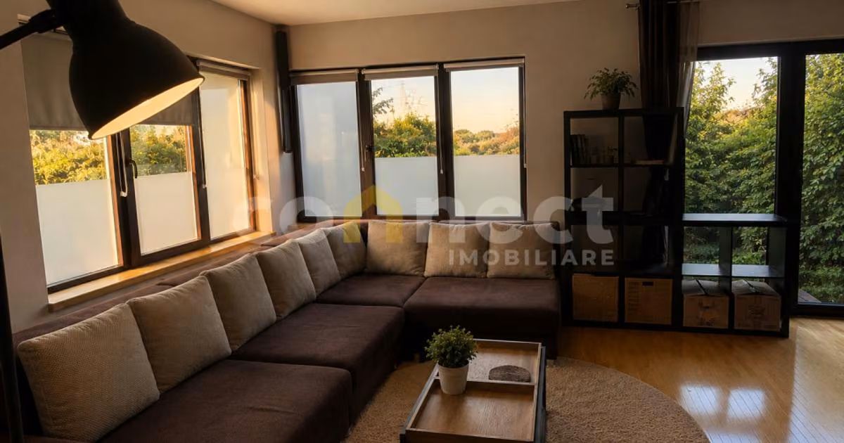Duplex de vânzare cu 5 camere, mobilat în Florești