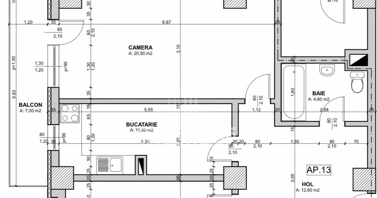 Apartament de vânzare cu 2 camere, mobilat în zona Gheorgheni, Cluj-Napoca