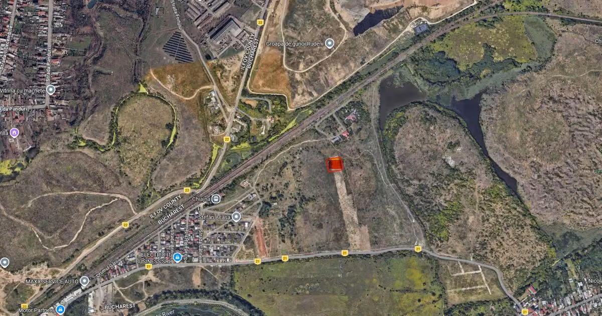 Teren Construcții intravilan de vânzare de 590 mp, în Chiajna