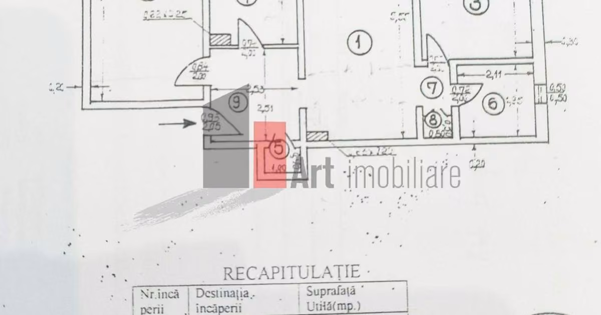 Apartament de vânzare cu 3 camere, mobilat în zona Sebastian, Sector 5