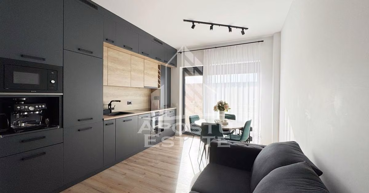 Apartament de vânzare cu 3 camere, mobilat în Giroc