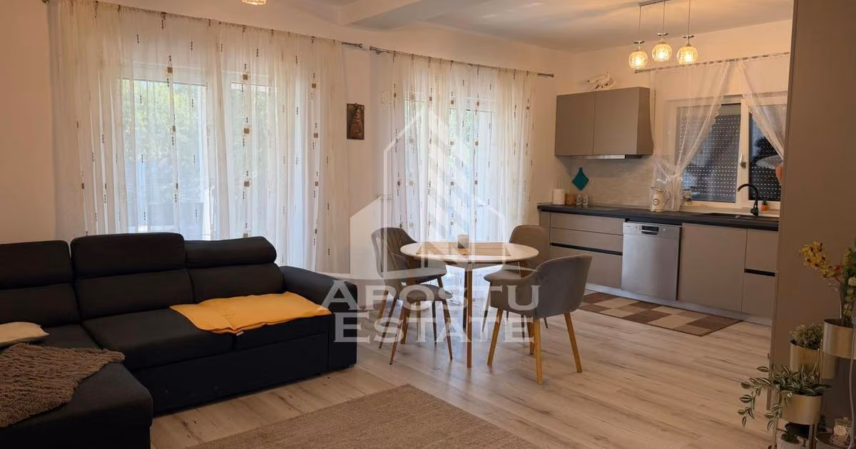 Duplex de vânzare cu 3 camere, mobilat în Moșnița Veche