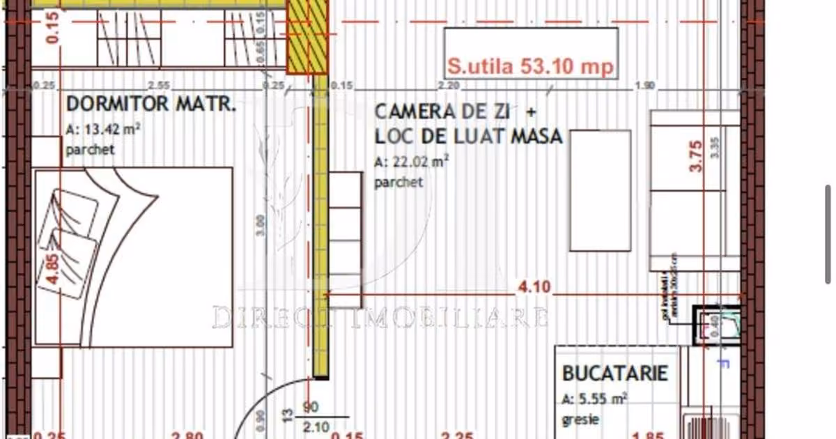 Apartament de vânzare cu 2 camere în Cluj-Napoca