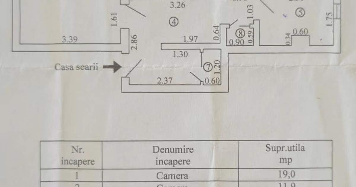 Apartament de vânzare cu 2 camere în zona Port, Galați