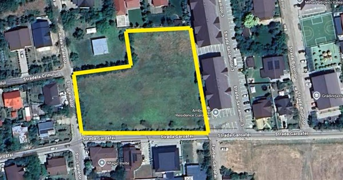 Teren Construcții intravilan de vânzare de 456 mp, în Iași