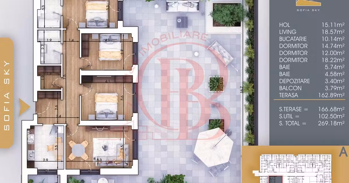 Apartament de vânzare cu 4 camere în zona Theodor Pallady, Sector 3