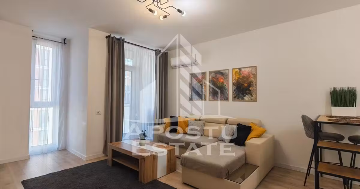 Apartament de vânzare cu 2 camere, mobilat în zona Torontalului, Timișoara