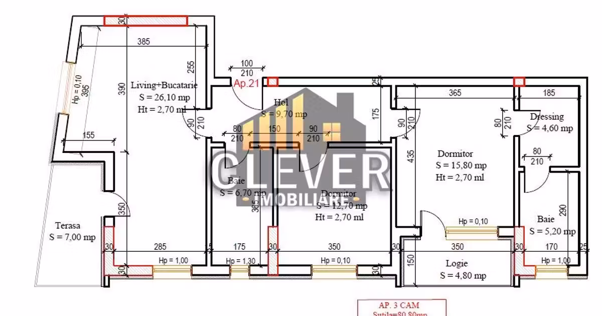 Apartament de vânzare cu 3 camere în zona Theodor Pallady, Sector 3
