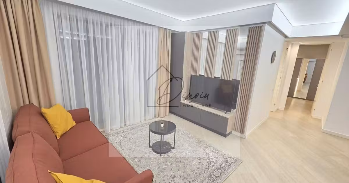 Apartament de vânzare cu 3 camere, mobilat în Voluntari