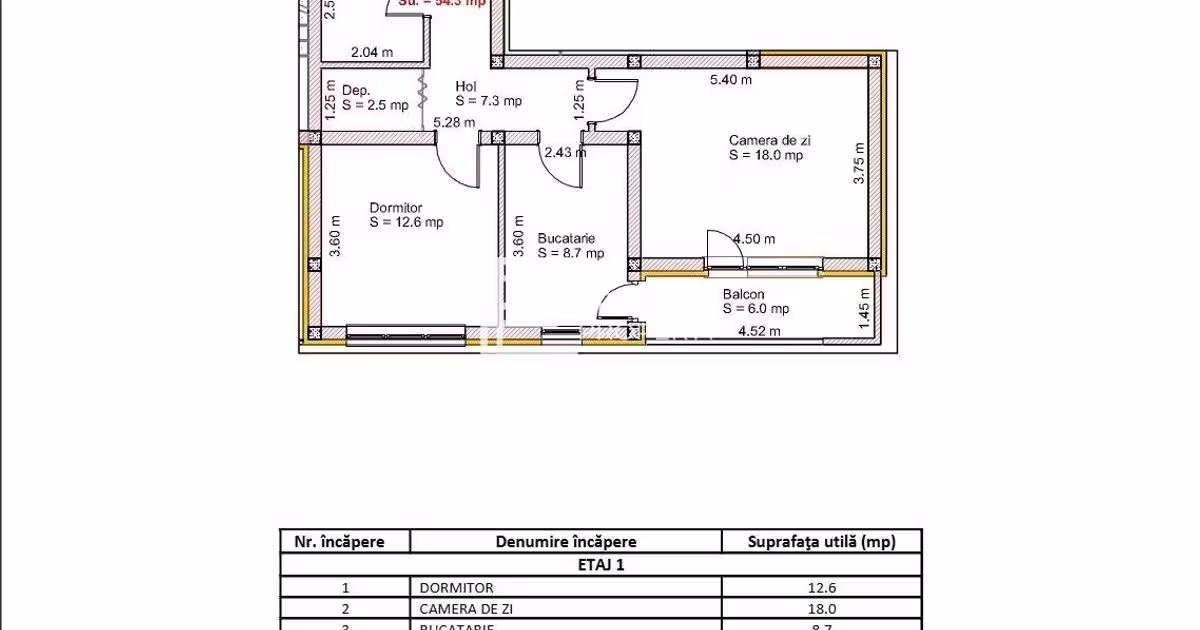 Apartament de vânzare cu 2 camere în Șelimbăr