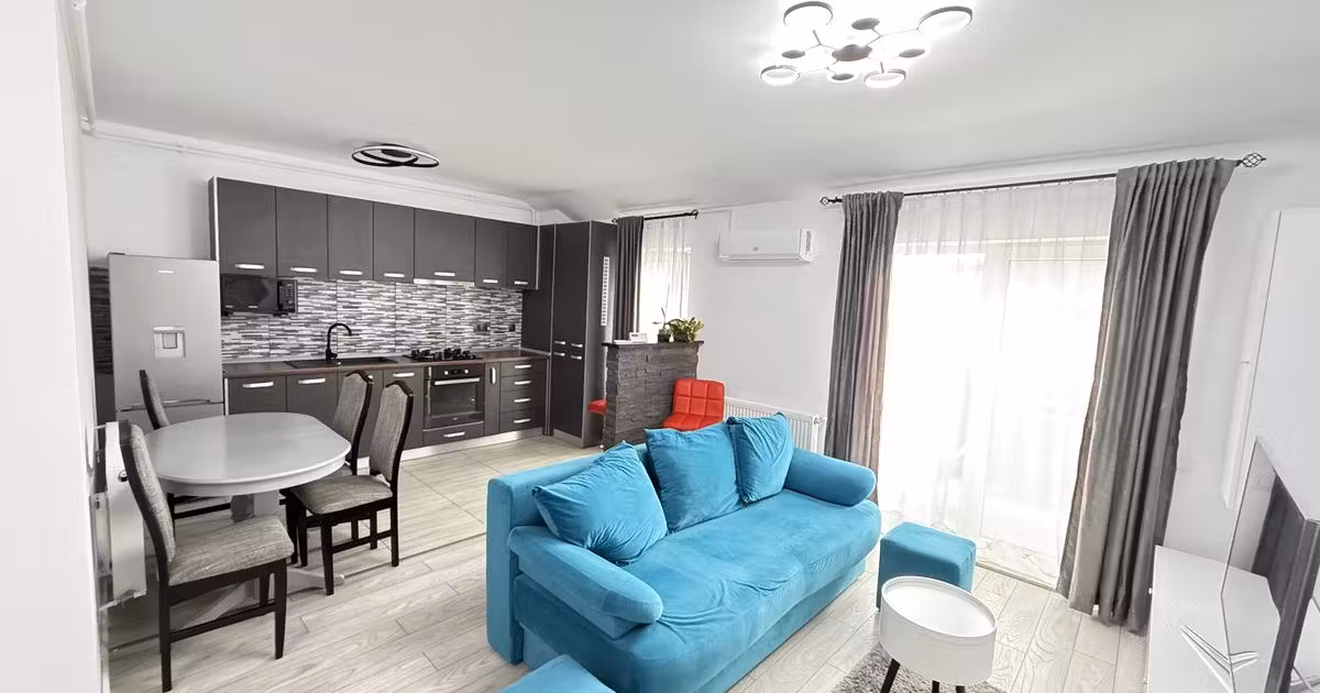 Apartament de vânzare cu 2 camere, mobilat în Florești