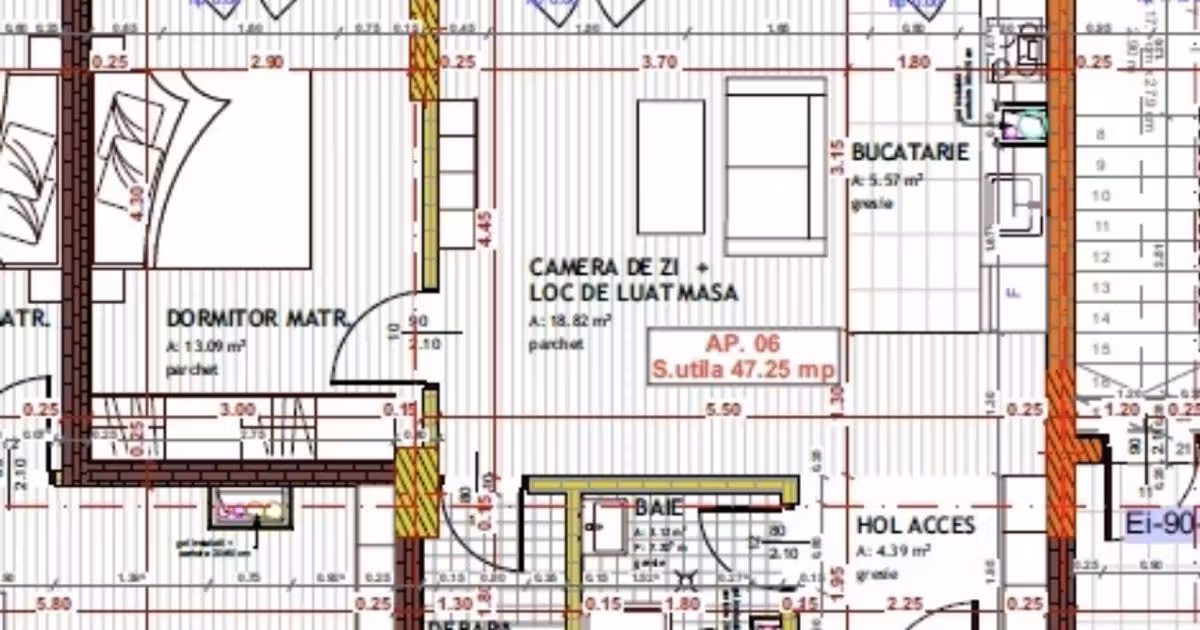 Apartament de vânzare cu 2 camere în Florești