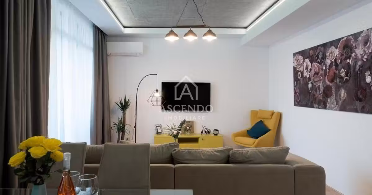 Apartament de vânzare cu 3 camere, mobilat în zona Barbu Văcărescu, Sector 2
