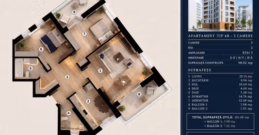 Apartament Tineretului