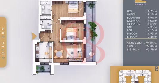 Apartament Titan