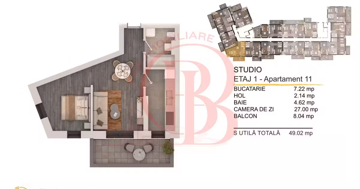 Apartament de vânzare cu 2 camere în zona Theodor Pallady, Sector 3