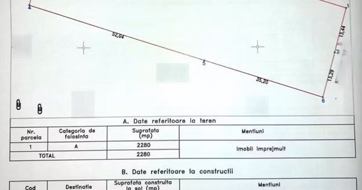 Teren Construcții intravilan de vânzare de 2280 mp, în Tichilești