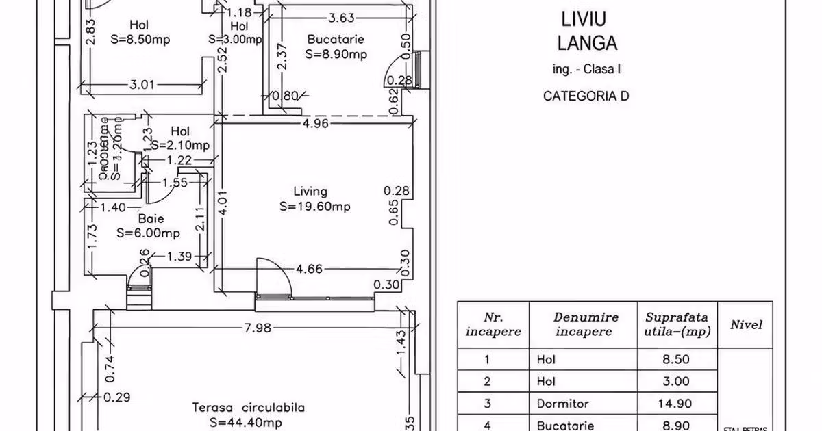 Penthouse de vânzare cu 2 camere, mobilat în zona Aradului, Timișoara