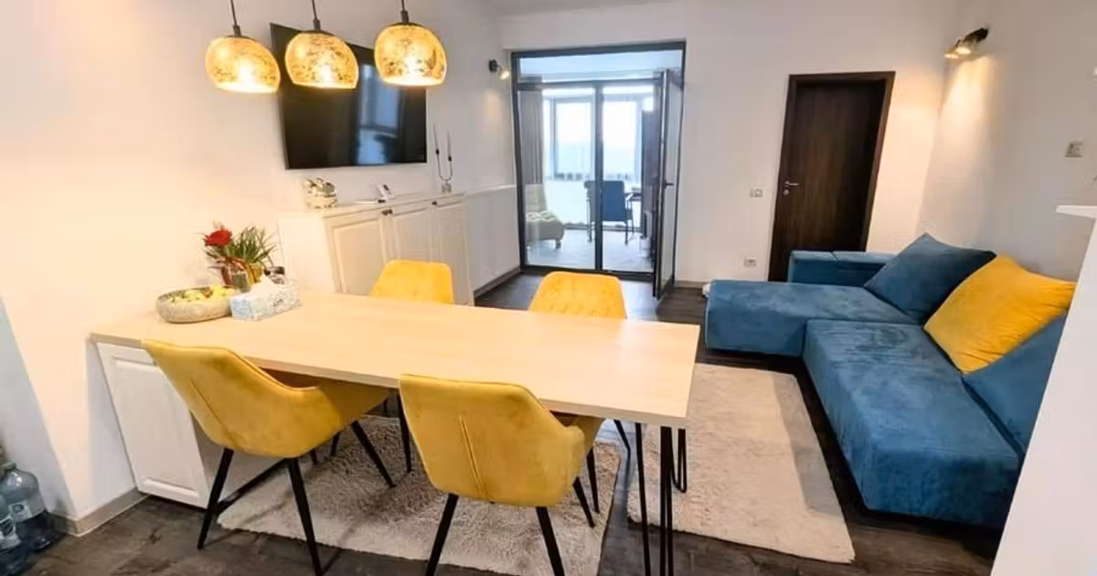 Apartament de vânzare cu 3 camere, mobilat în Giroc