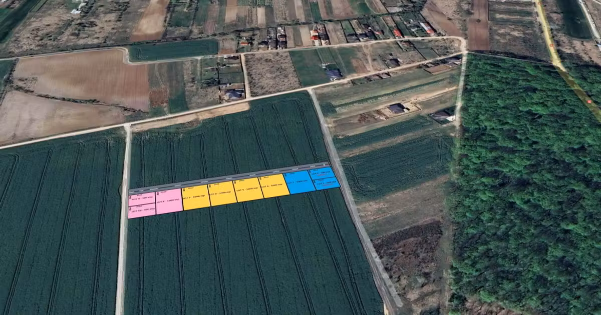 Teren Construcții intravilan de vânzare de 1000 mp, în Ciolpani