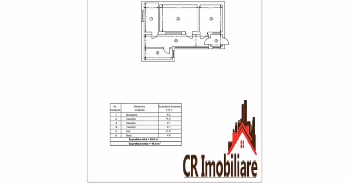 Apartament de vânzare cu 2 camere în zona Cotroceni, Sector 5