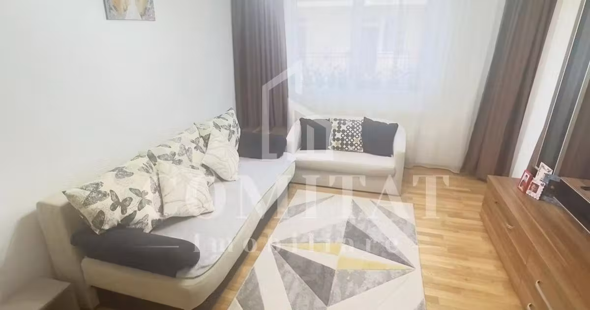 Apartament de vânzare cu 2 camere, mobilat în Florești