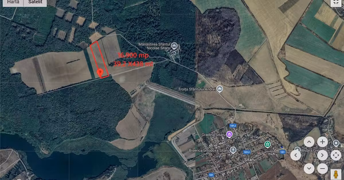 Teren agricol extravilan de vânzare de 16900 mp, în Sitaru