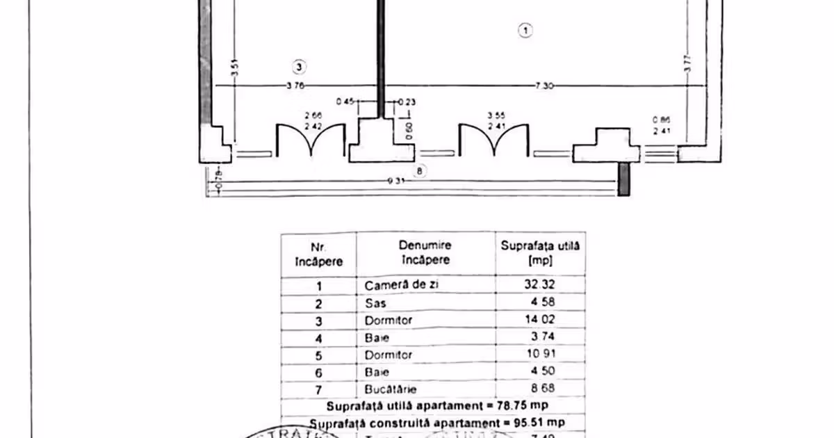 Apartament de vânzare cu 3 camere, mobilat în zona P-ța Victoriei, Ultracentral
