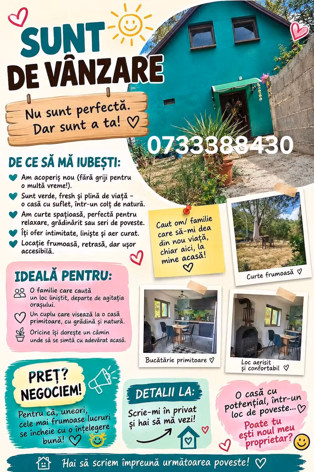 Casa Verde  cu panorama e de vanzare!