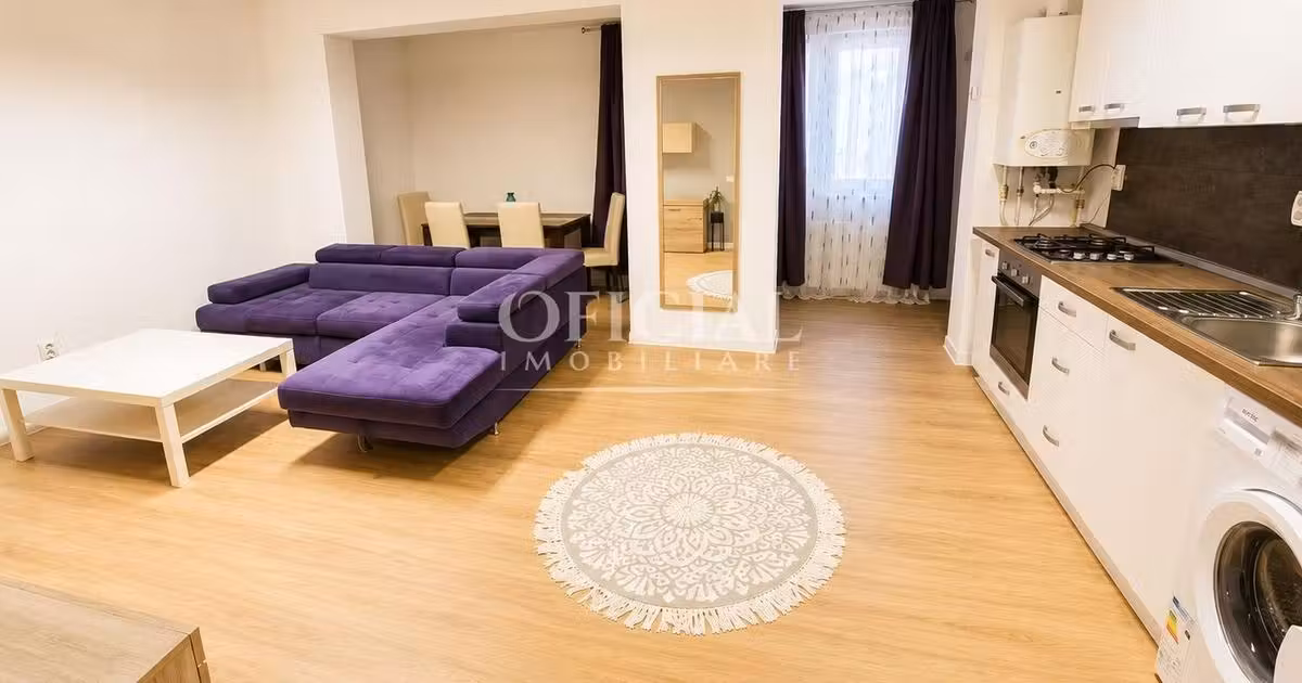 Apartament de vânzare cu 2 camere, mobilat în Florești
