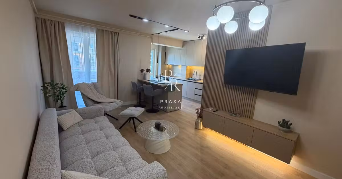 Apartament de vânzare cu 3 camere, mobilat în Florești