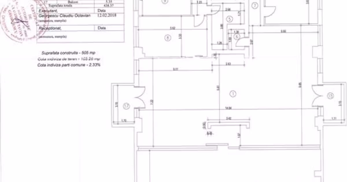 Penthouse de vânzare cu 5 camere în zona Barbu Văcărescu, Sector 2