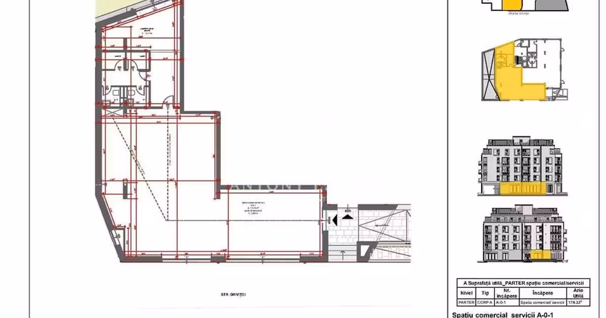 Spațiu comercial de vânzare de 142.8 mp, în zona Cetății, Oradea