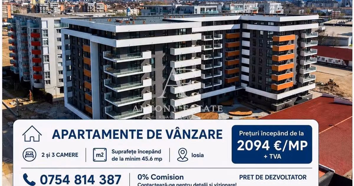 Apartament de vânzare cu 2 camere în zona Iosia, Oradea