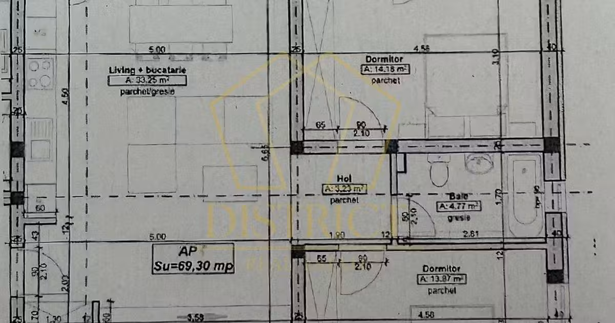 Apartament de vânzare cu 3 camere, mobilat în zona Calea Urseni, Timișoara