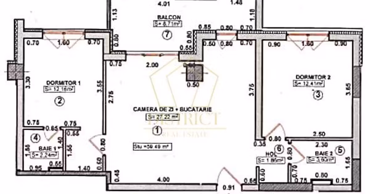 Apartament de vânzare cu 3 camere, mobilat în Giroc