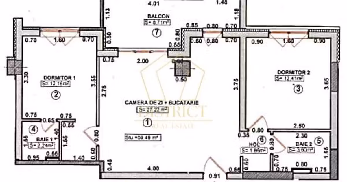 Apartament de vânzare cu 3 camere, mobilat în zona Girocului, Timișoara