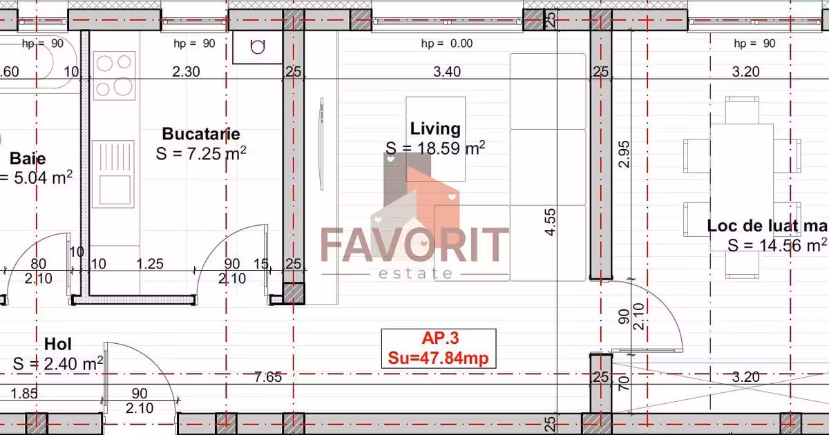 Apartament de vânzare cu 2 camere în Giroc