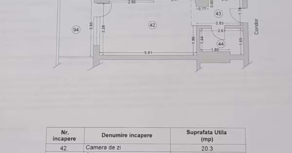 Garsonieră de vânzare în Mamaia-Sat