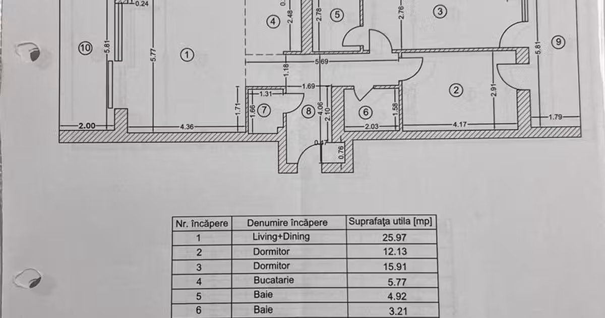Apartament de vânzare cu 3 camere, mobilat în zona Băneasa, Sector 1