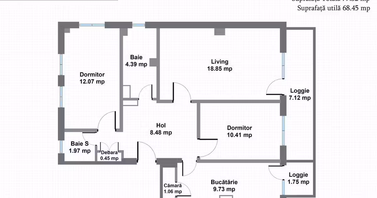 Apartament de vânzare cu 3 camere în zona Dristor, Sector 3