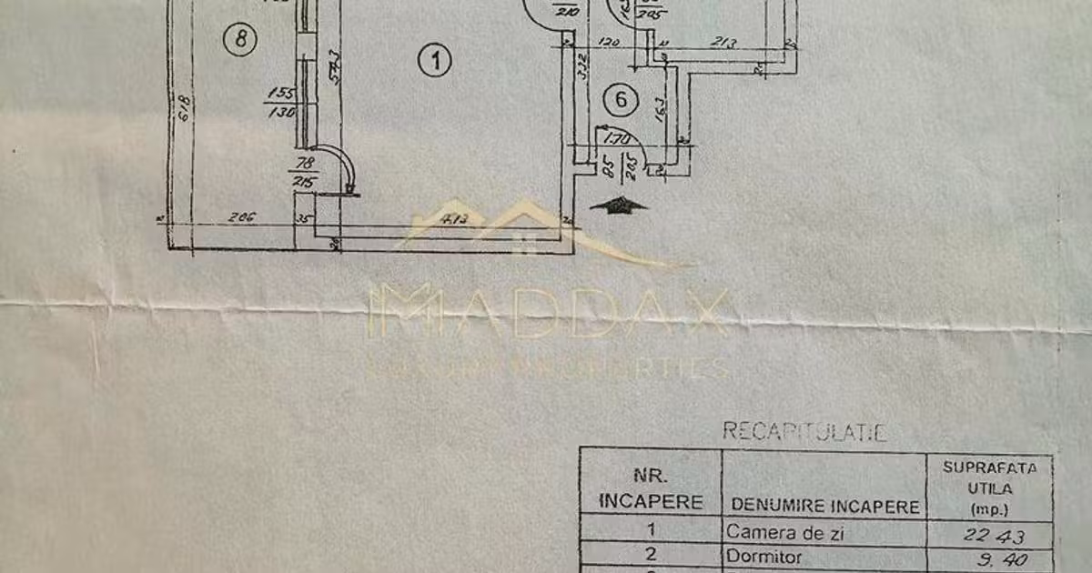 Apartament de vânzare cu 2 camere, mobilat în zona Dorobanți, Sector 1